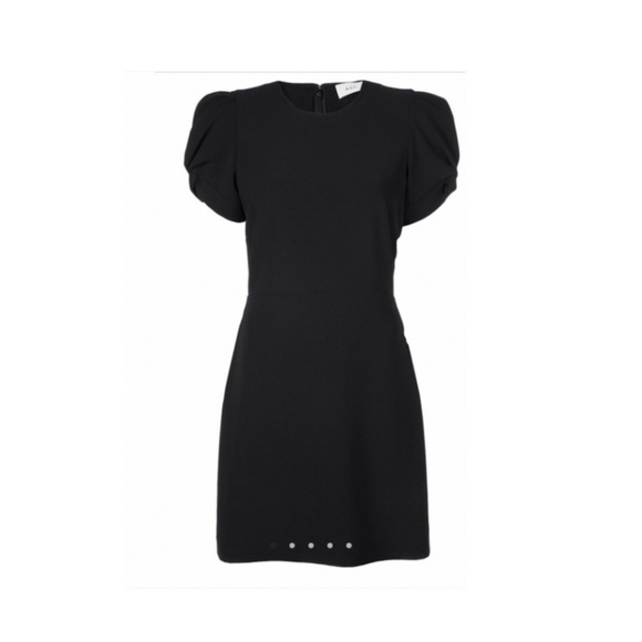 ALC Brinley Short Sleeve Dress in Black. - Picture 7 of 11